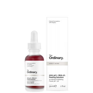 The Ordinary AHA 30% + BHA 2% Peeling Solution 恶魔之血 果酸面膜 水杨酸去闭口粉刺 30毫升 