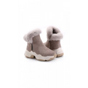 OZWEAR UGG OB457/OZW087 牛绒厚底防水雪地靴