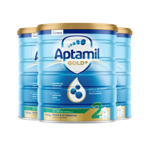 Aptamil 爱他美 婴儿配方牛奶粉 2段 3罐 （6-12个月）（新包装）