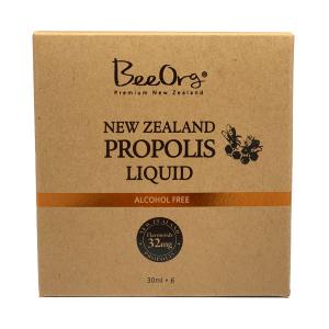 【特惠】Beeorg 新西兰蜂胶滴剂 无酒精配方 30毫升*6瓶 套装