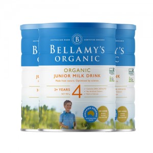 Bellamy's 贝拉米 有机婴儿牛奶粉 四段 3罐